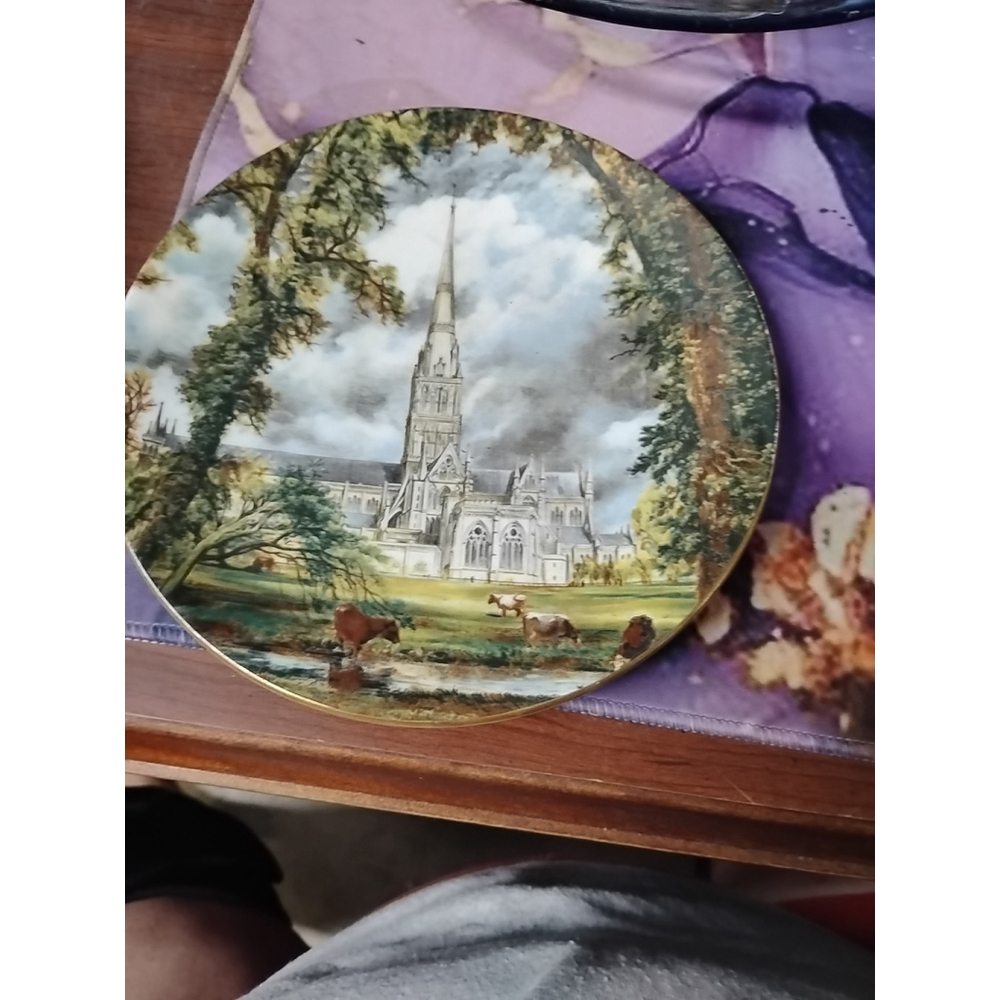 John Constable Salisbury‎ Cathedral Decorative Plate Collectable Staffordshire